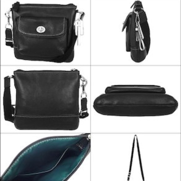 Nwt Authentic Coach Crossbody leather bag - Picture 2 of 8